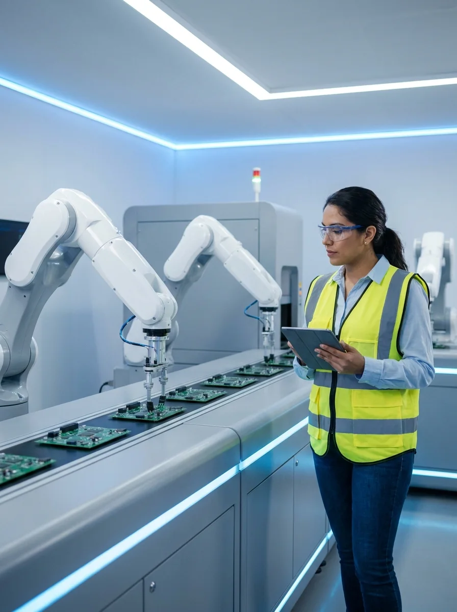 Ingeniería y automatización en planta manufacturera